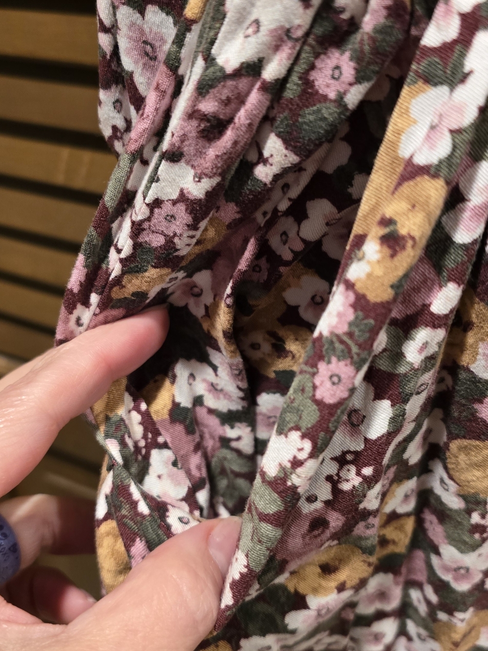 torrid Floral Ditsy Mini Dress in Burgundy, Pink, White & Sage - Picture 8 of 10